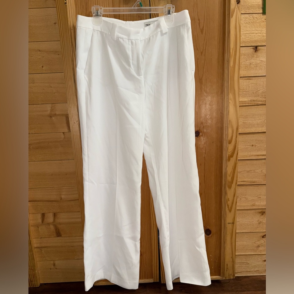 Zara white dress pants